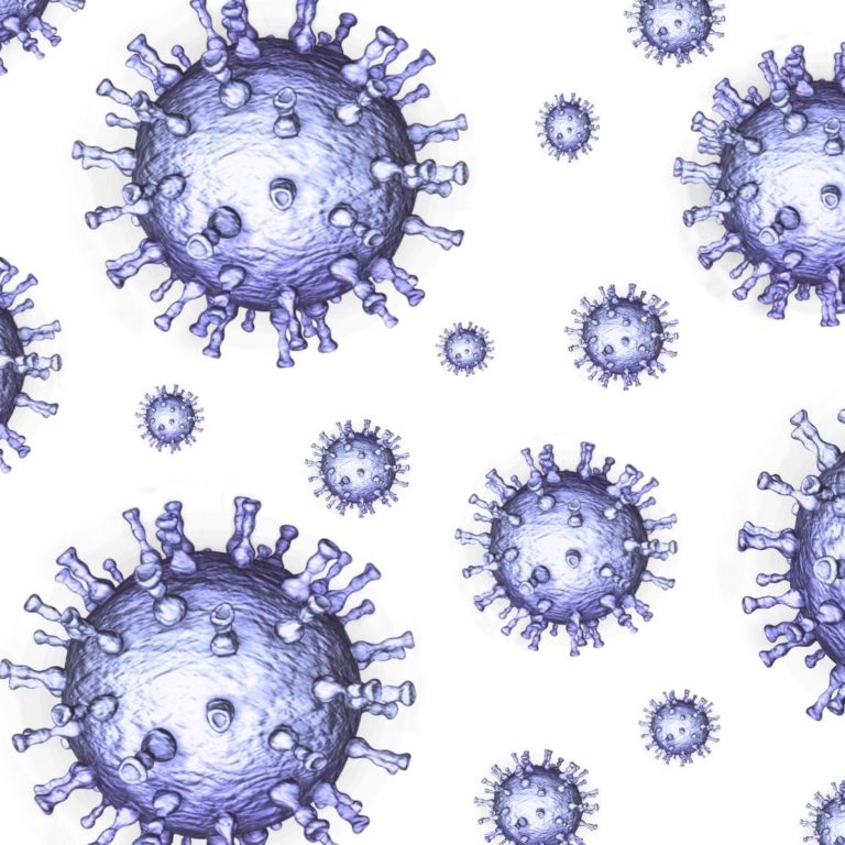 Magnified Covid Virus